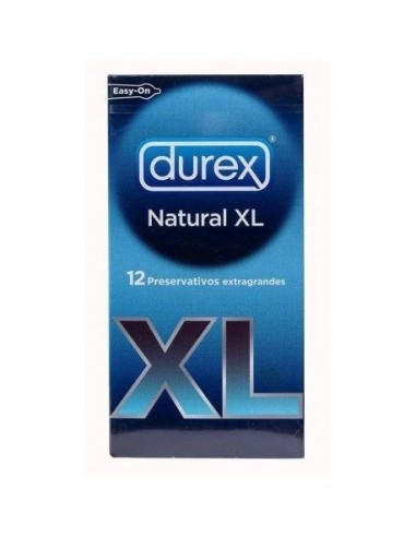 PROFILACTICOS DUREX NATURAL XL 12 UNI