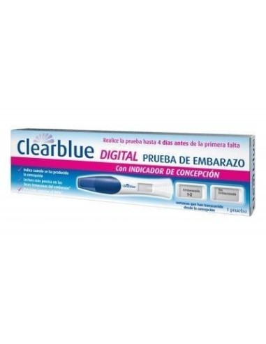 CLEARBLUE TEST EMBARAZO DIGITAL 1 CT